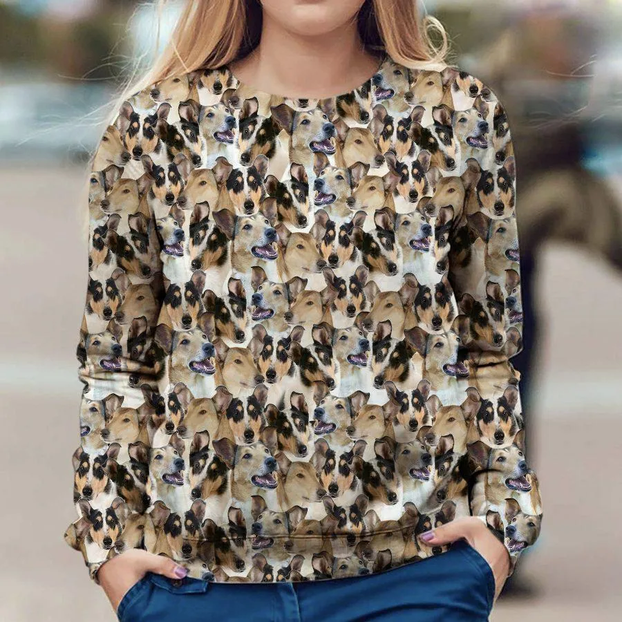 Smooth Fox Terrier - Full Face - Premium Sweatshirt