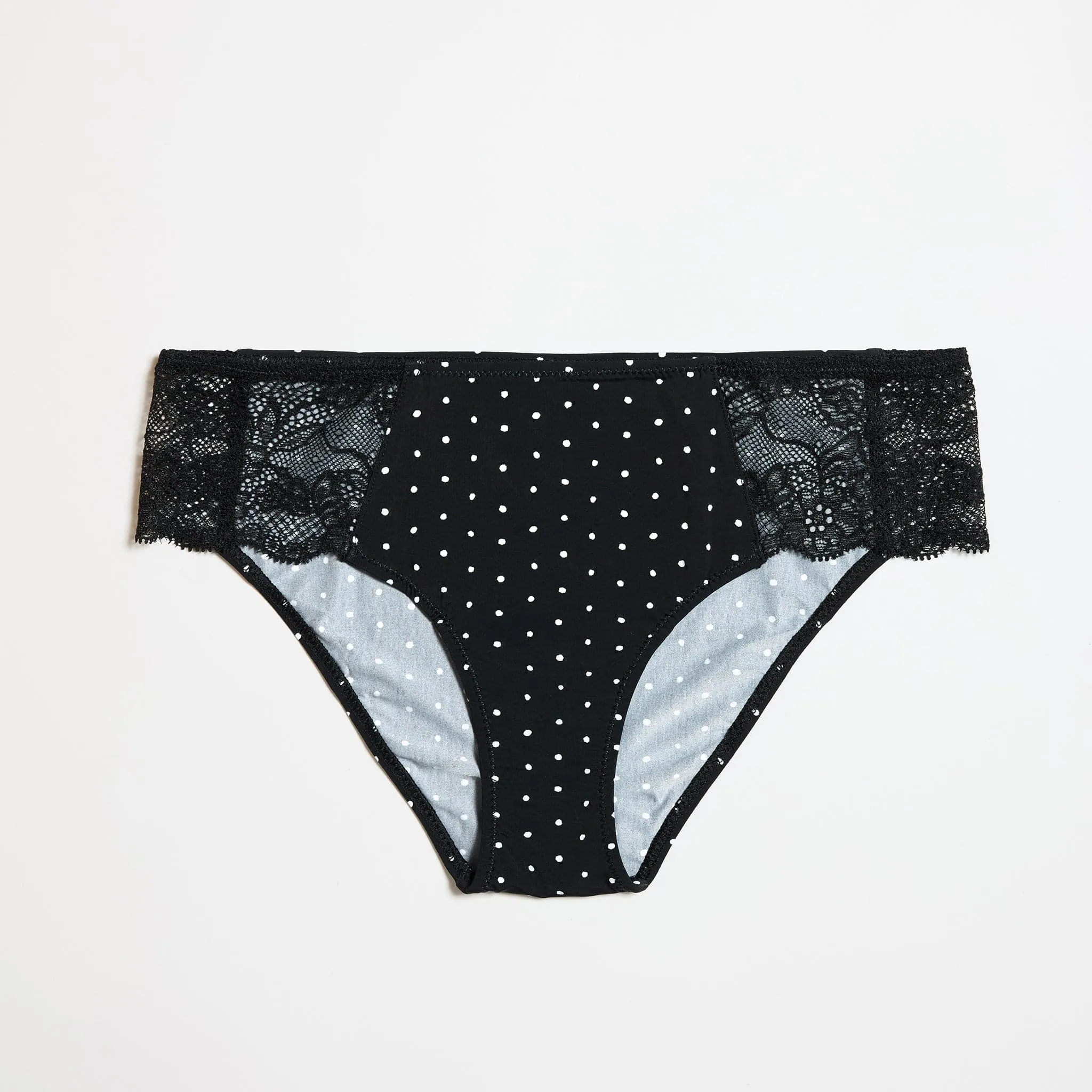 Smooth Lace Bikini Noir Dot