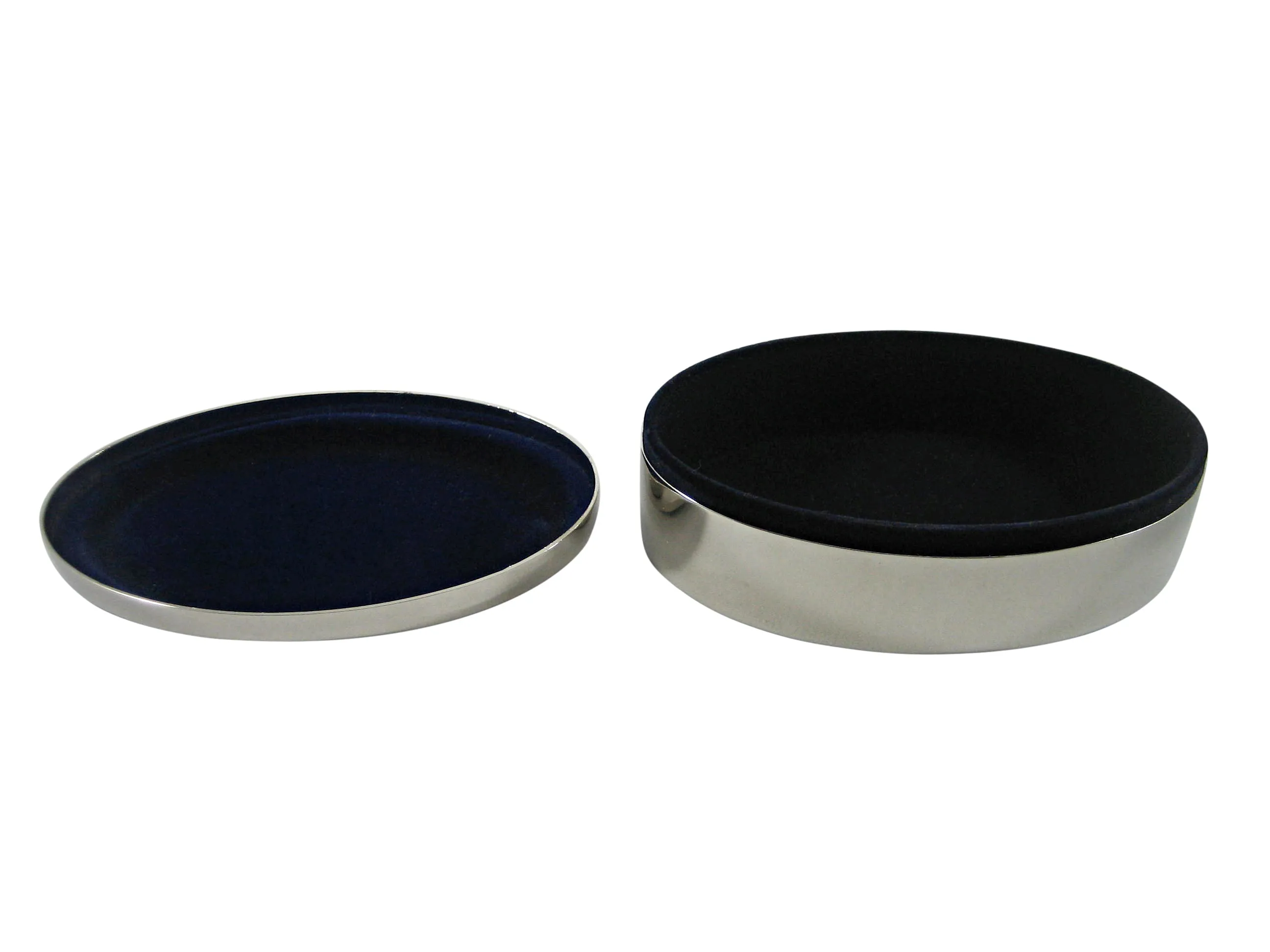 Smooth Large Commercial Jet Plane Pendant Oval Trinket Jewelry Box