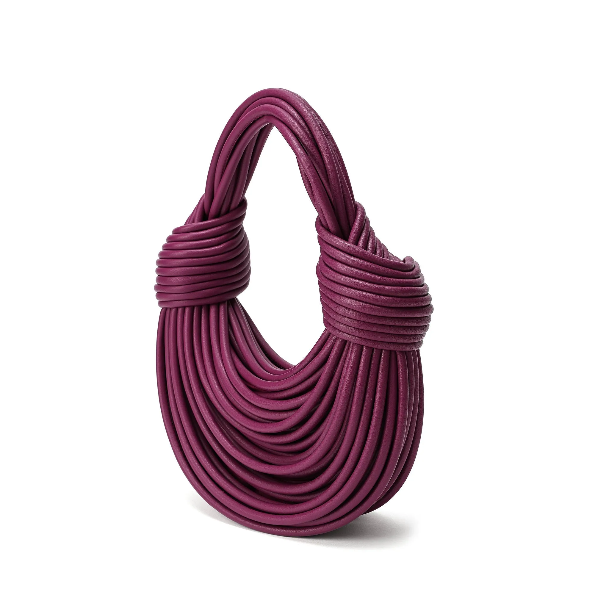 Smooth Leather String Bag
