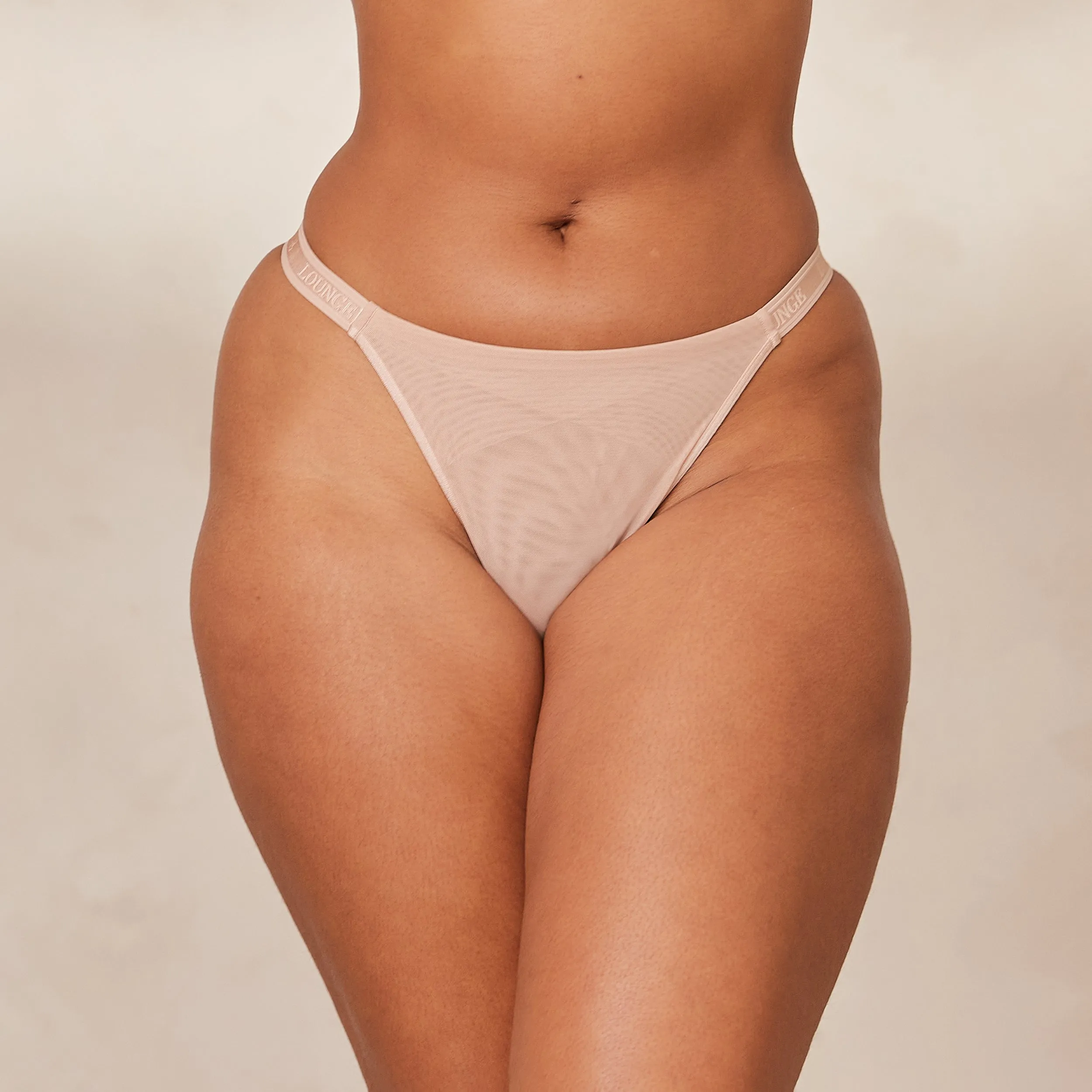 Smooth Mesh String - Taupe