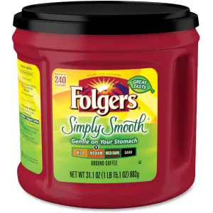 Smucker Simply Smooth Medium Ground Coffee Ground