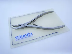 Snipe Nose Pliers 4.3/4'' short, bent and smooth jaws INOX - Stainless steel 4213FP00-RF