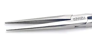 Snipe Nose Pliers 8'' straight, very long and strong, smooth jaws - With double leaf springs 4911HS22