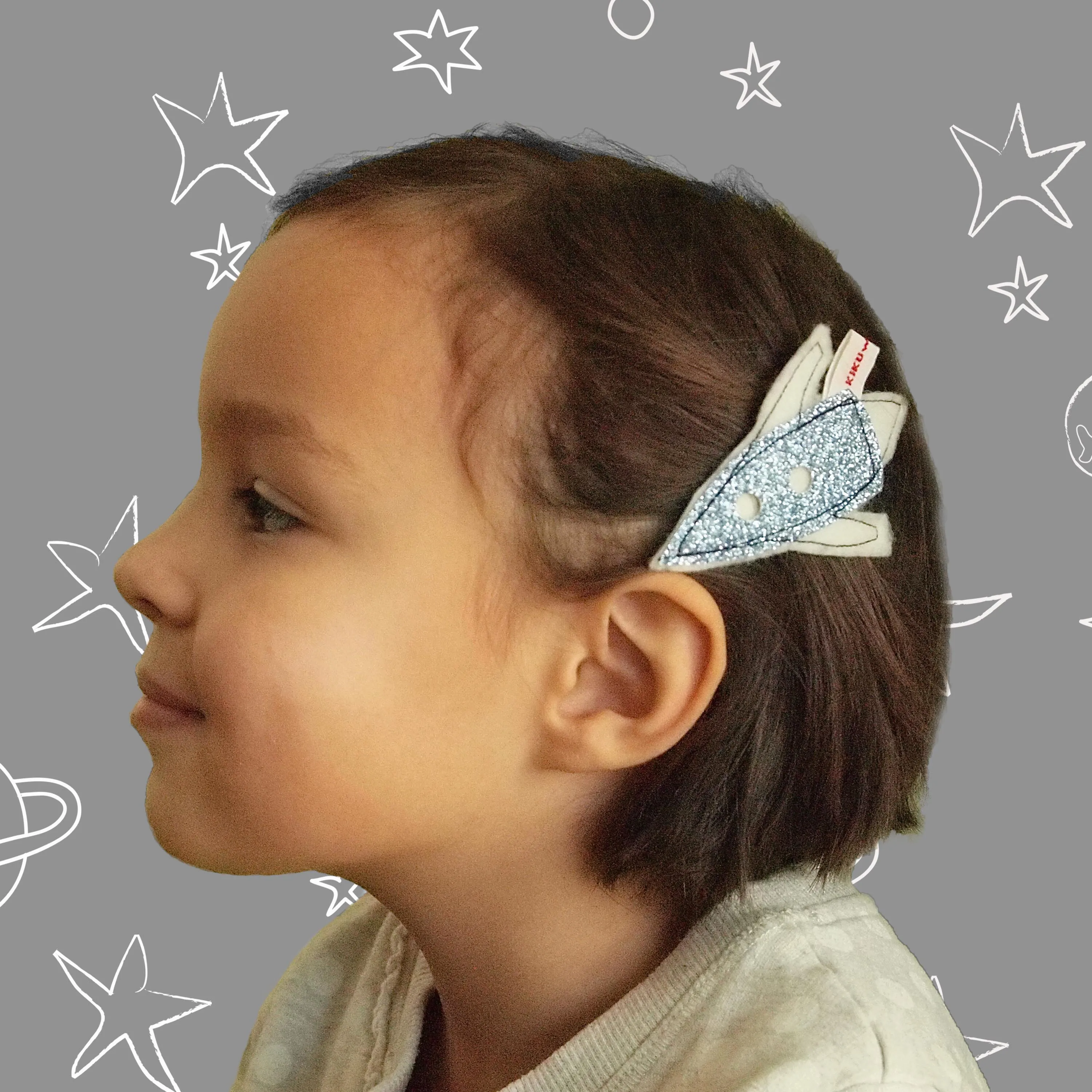 Spaceship Hair Clip