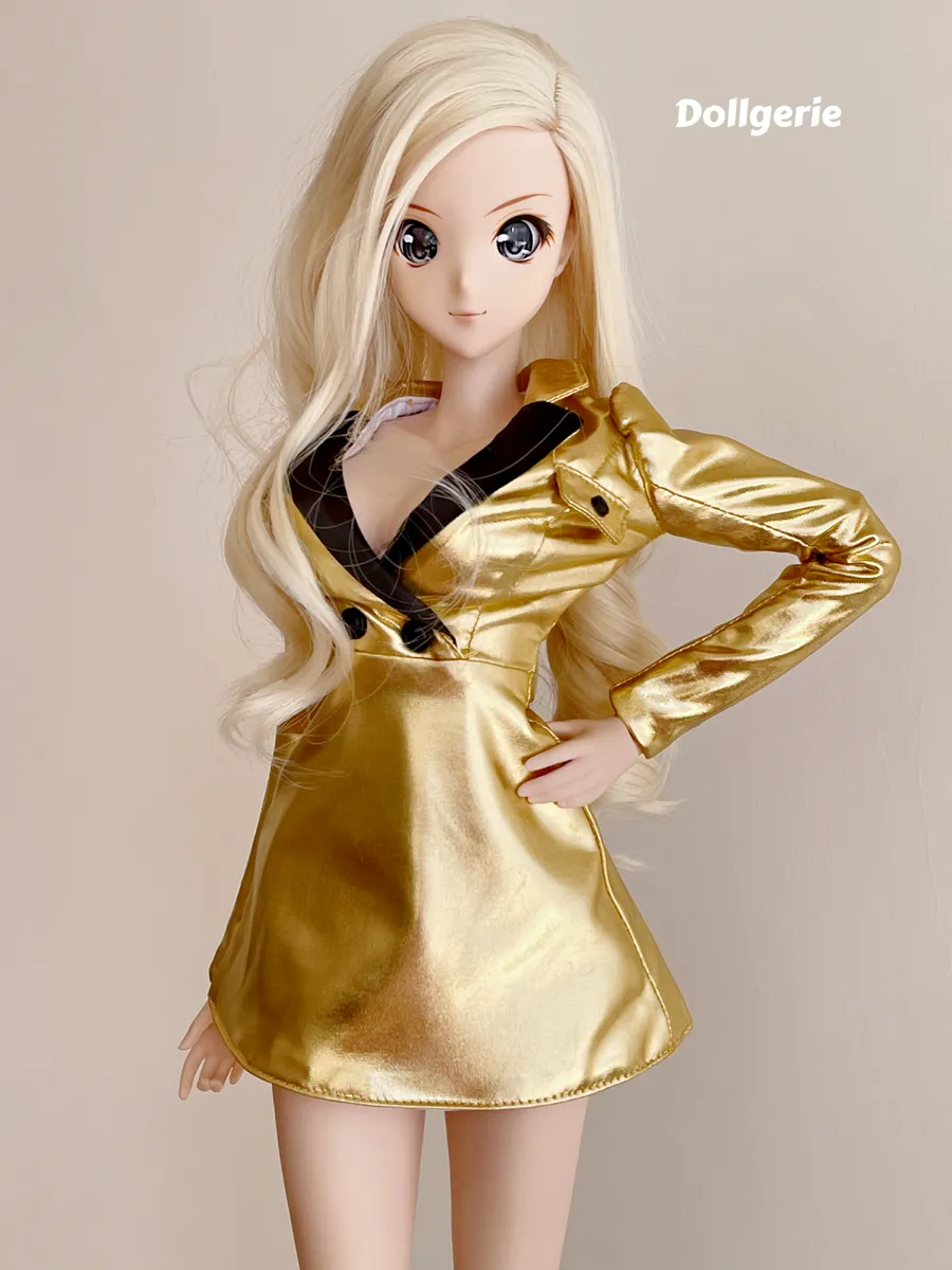 [Special Price] Golden Tux Mini Dress for SmartDoll