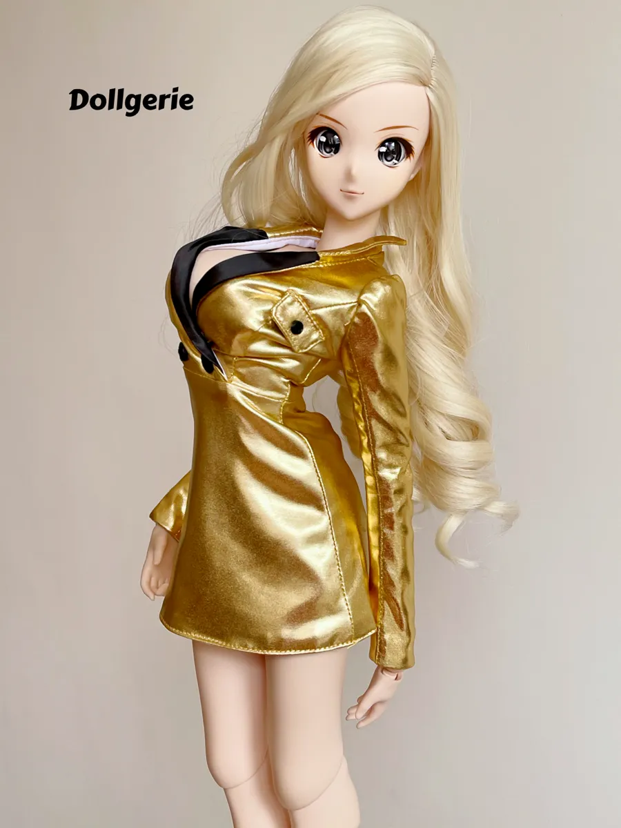 [Special Price] Golden Tux Mini Dress for SmartDoll