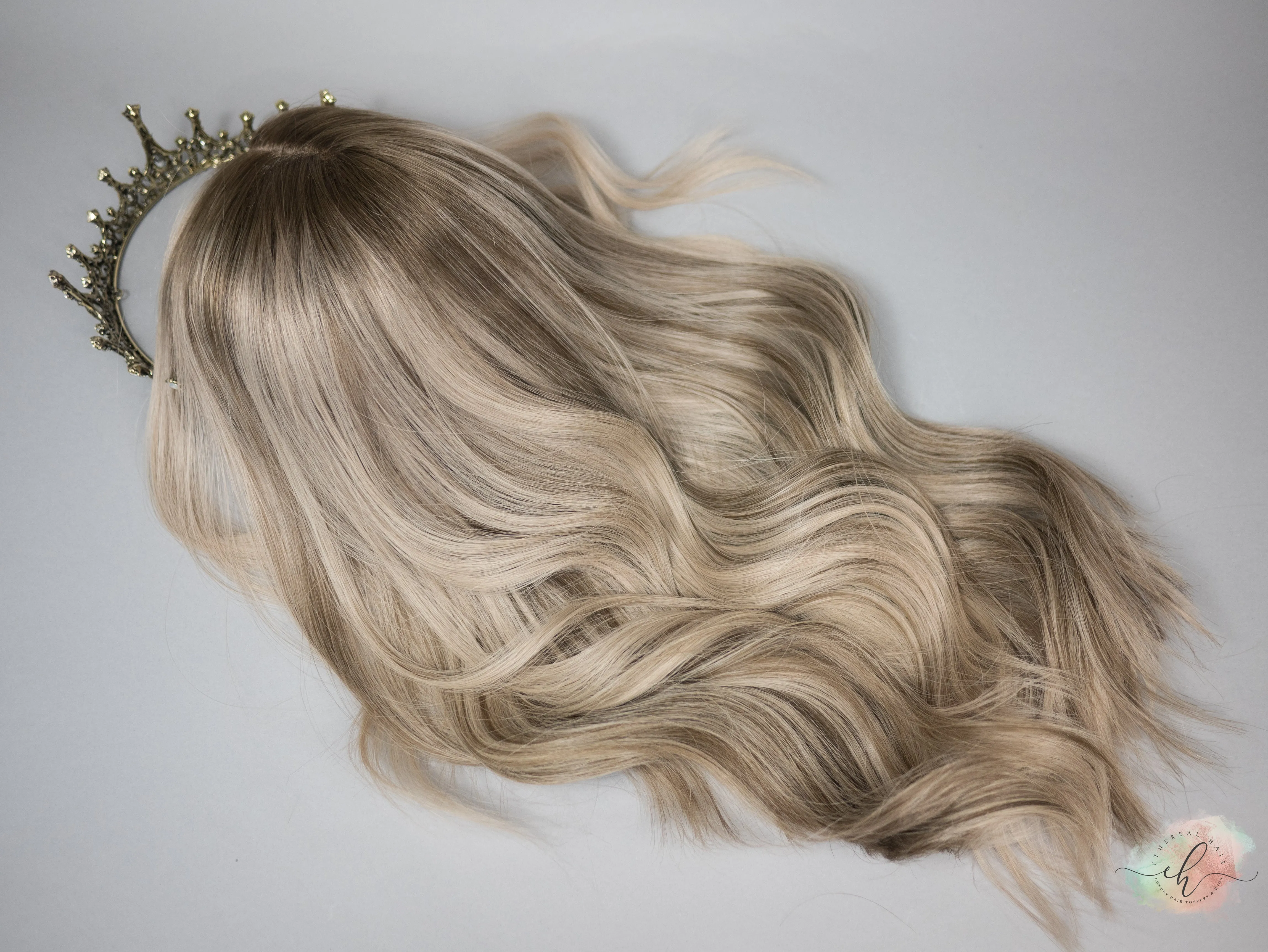 “SPELLBOUND" Exquisite Wig: Lace Top, Sz. M, 21-22"