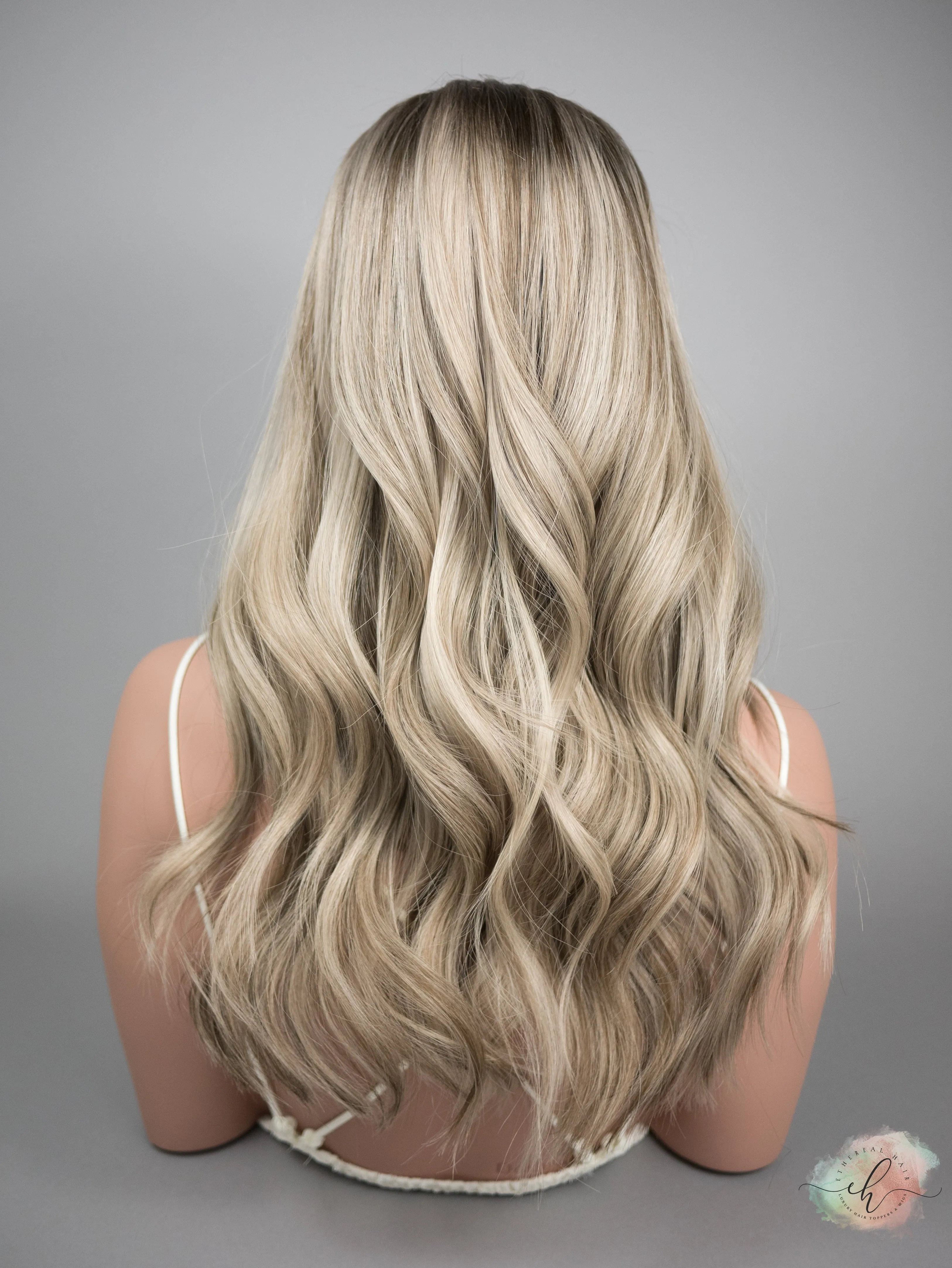 “SPELLBOUND" Exquisite Wig: Lace Top, Sz. M, 21-22"