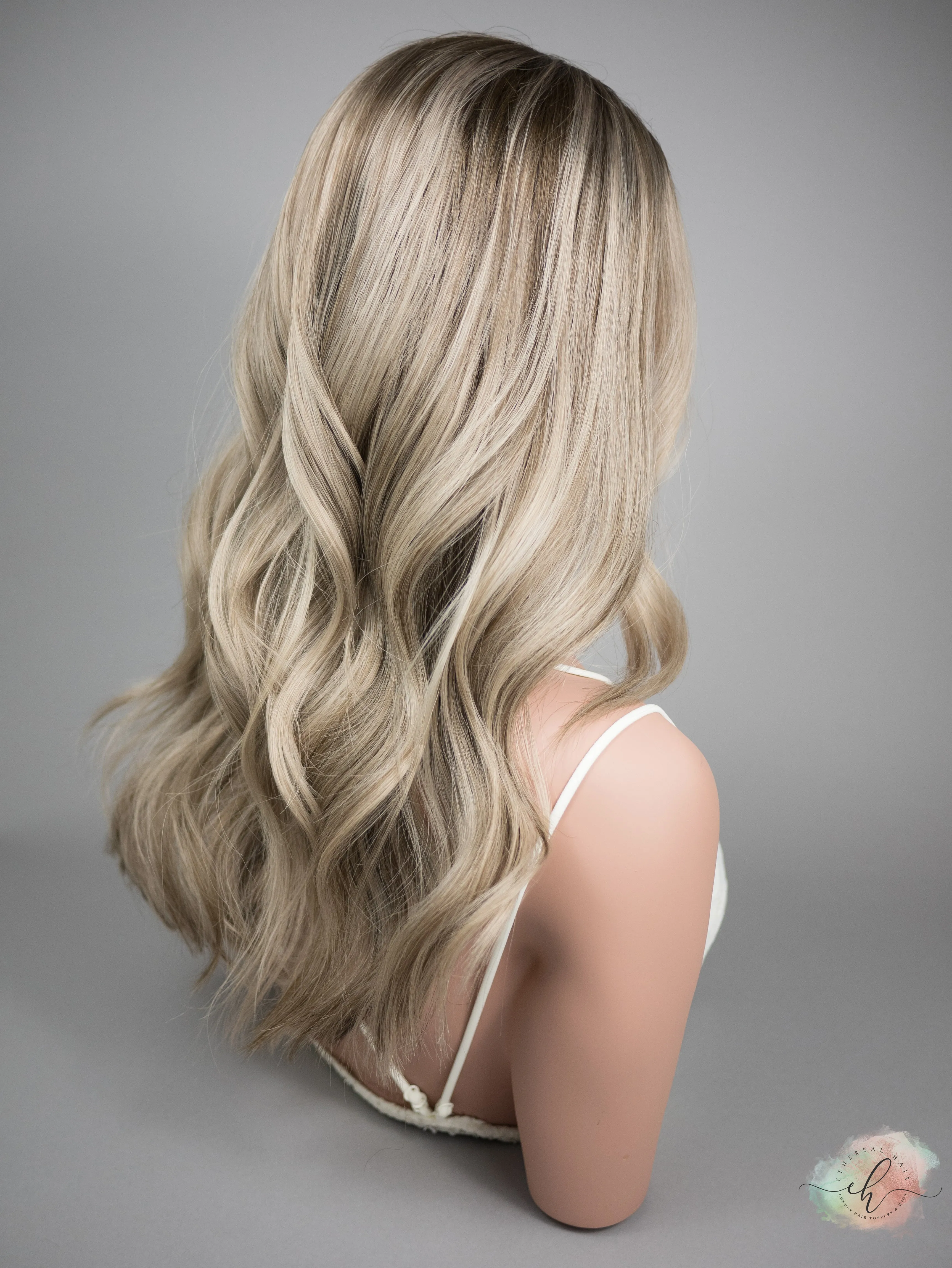 “SPELLBOUND" Exquisite Wig: Lace Top, Sz. M, 21-22"