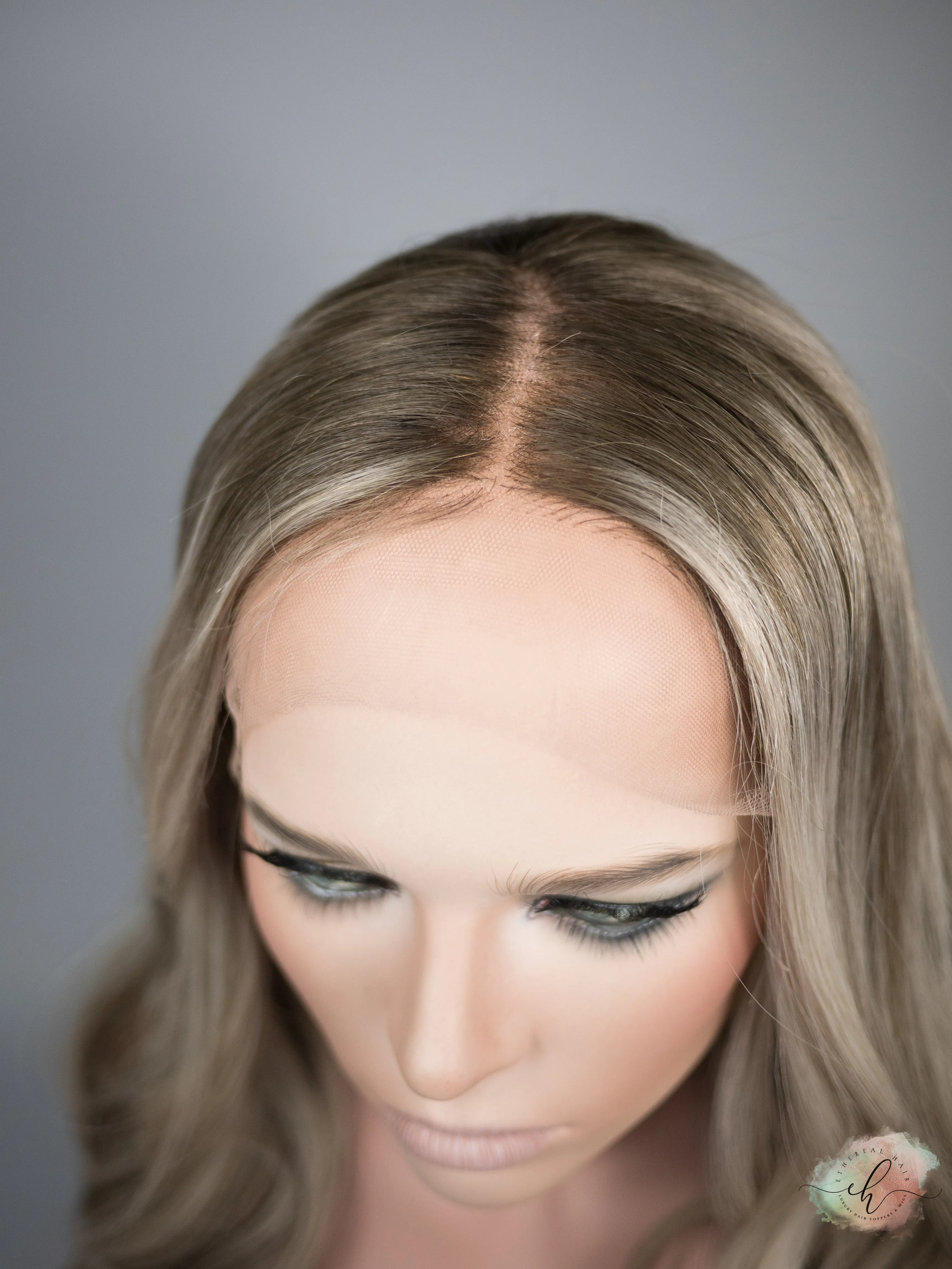 “SPELLBOUND" Exquisite Wig: Lace Top, Sz. M, 21-22"