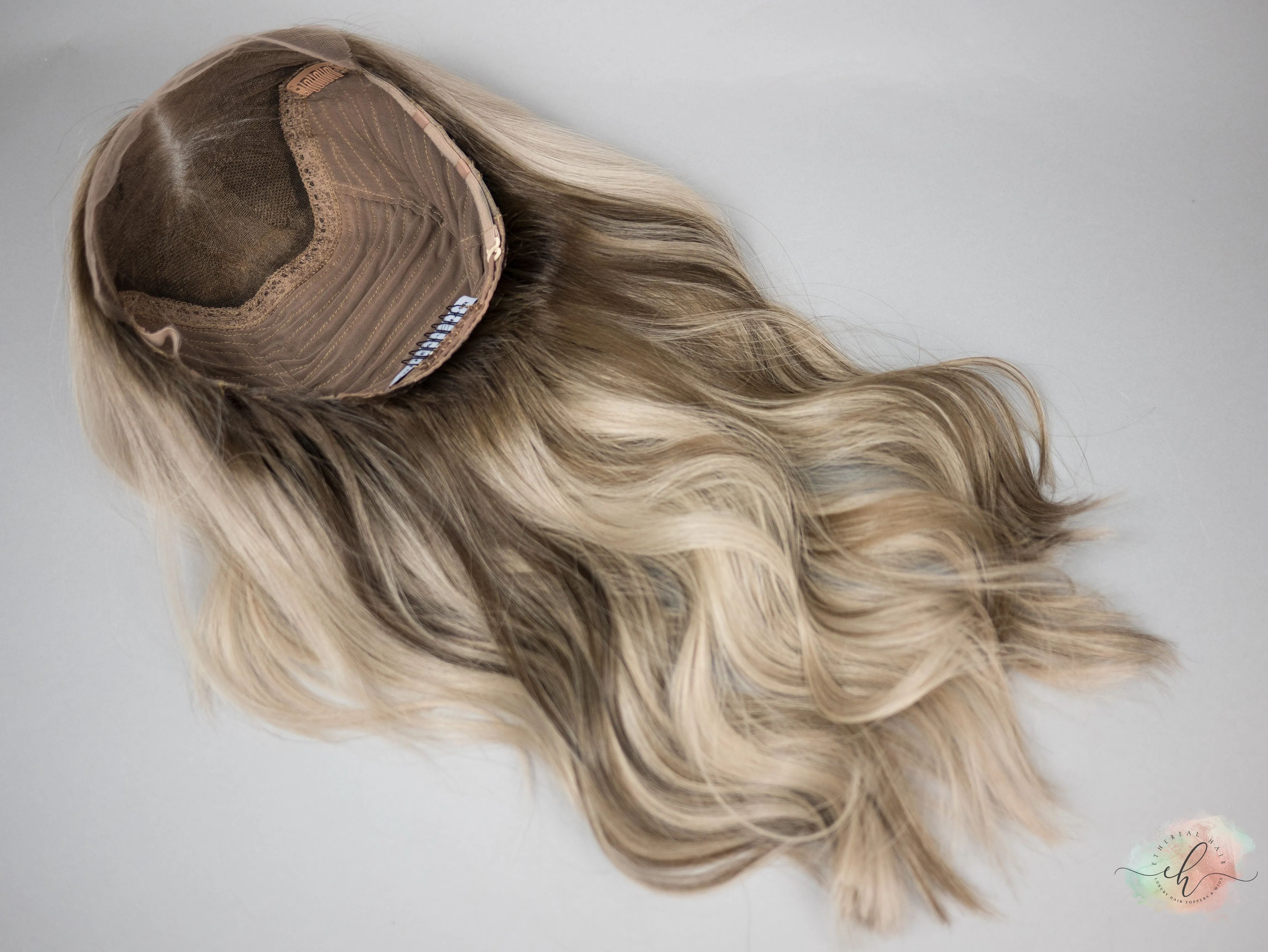 “SPELLBOUND" Exquisite Wig: Lace Top, Sz. M, 21-22"