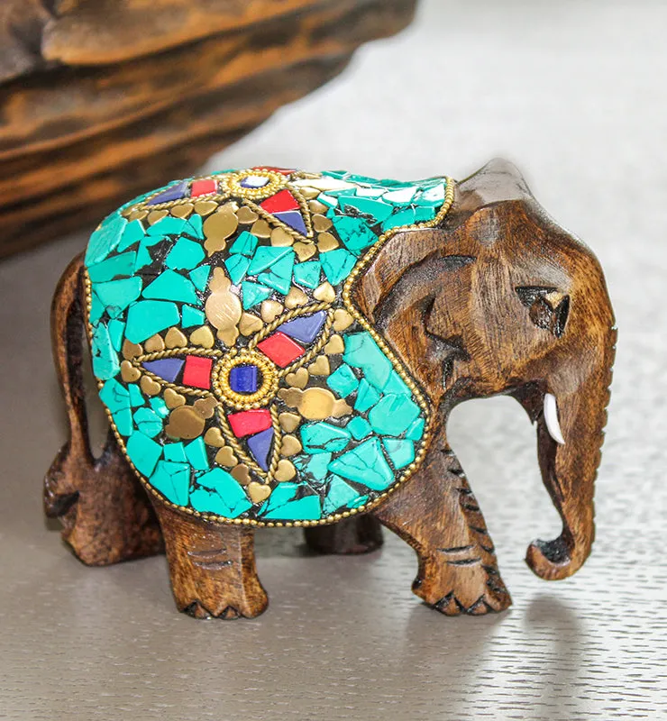 Stone Mosaic Elephant