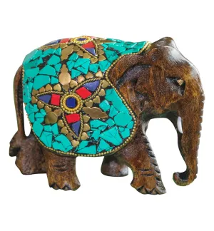 Stone Mosaic Elephant