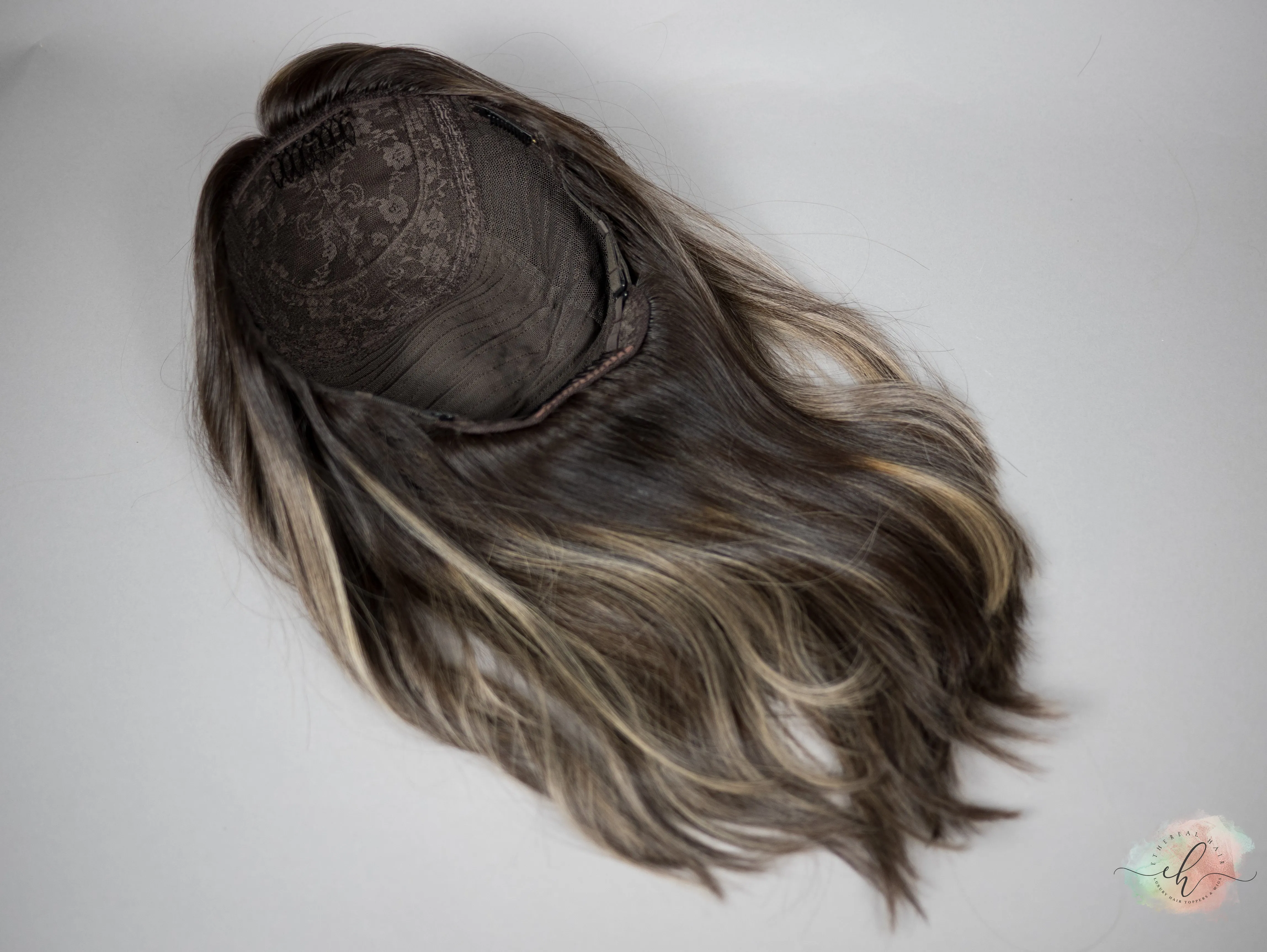 “STRAIGHT TO IT" Exquisite Wig: Silk Top, Sz. M, 18"