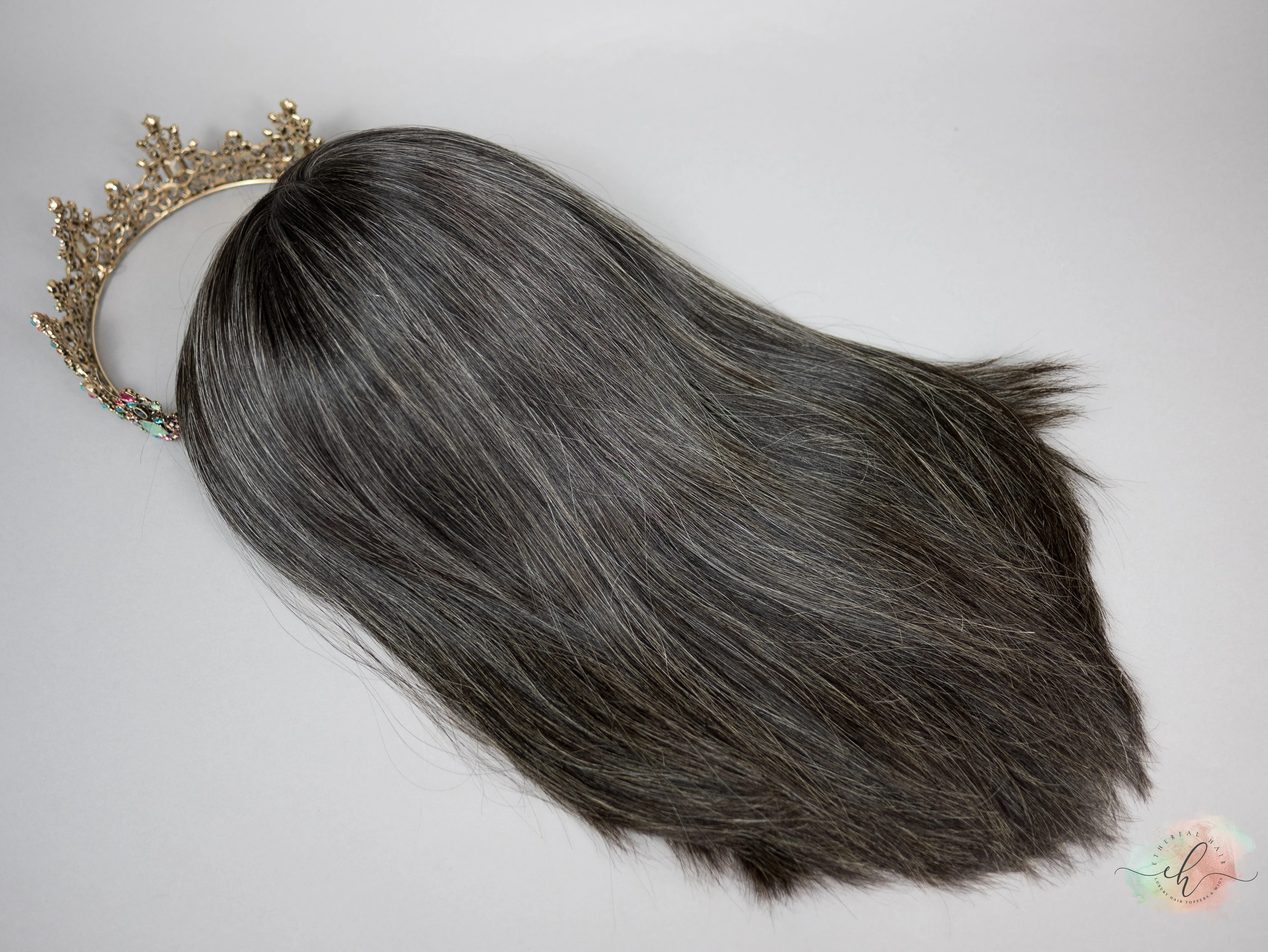 SUMMER SALE “ELENA" Exquisite Wig: Silk Top, Sz. M, 18-19"