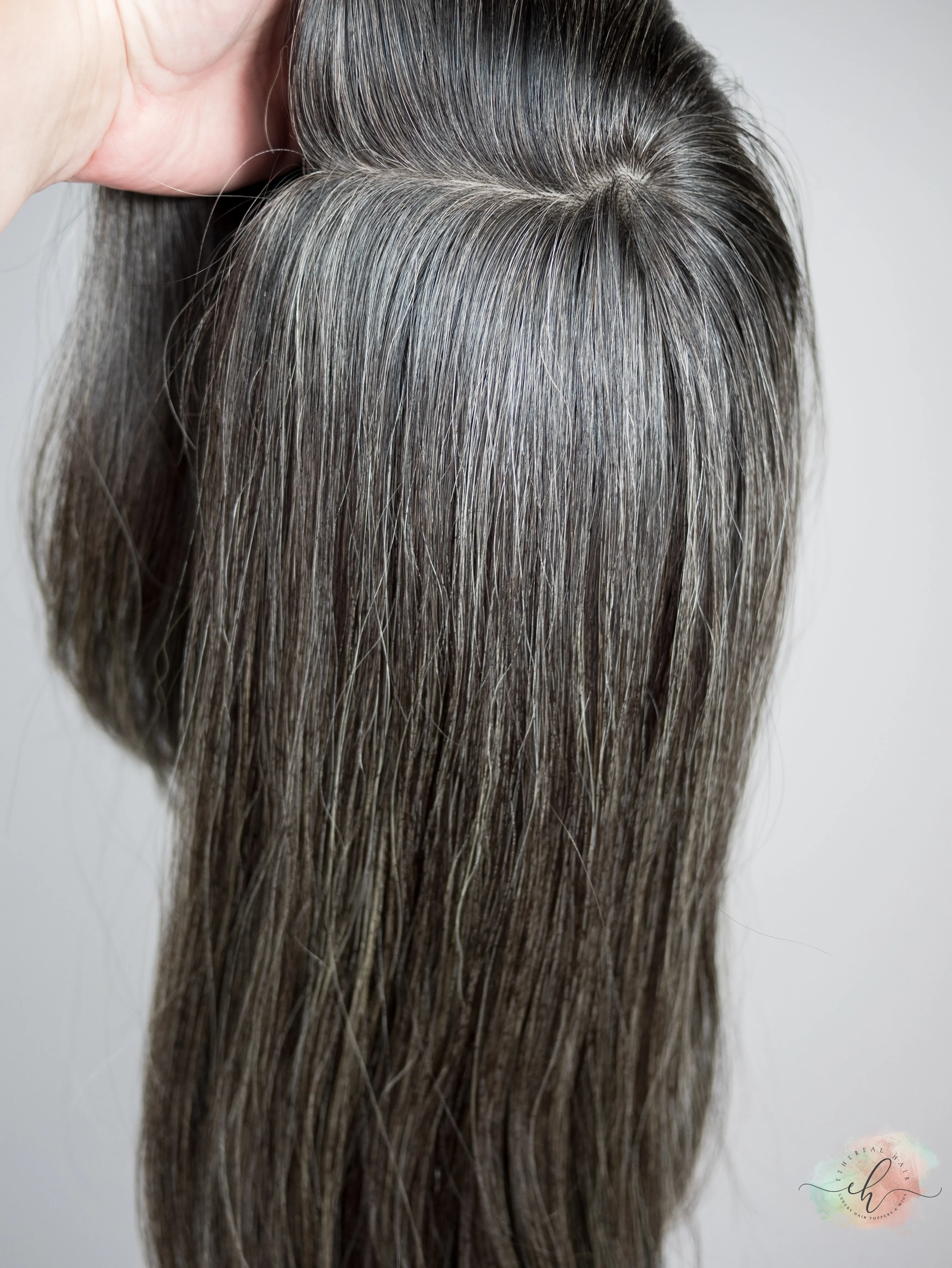 SUMMER SALE “ELENA" Exquisite Wig: Silk Top, Sz. M, 18-19"