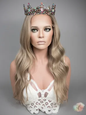 SUMMER SALE “SANDY BUM" Exquisite Wig: Lace Top, Sz. S, 24"