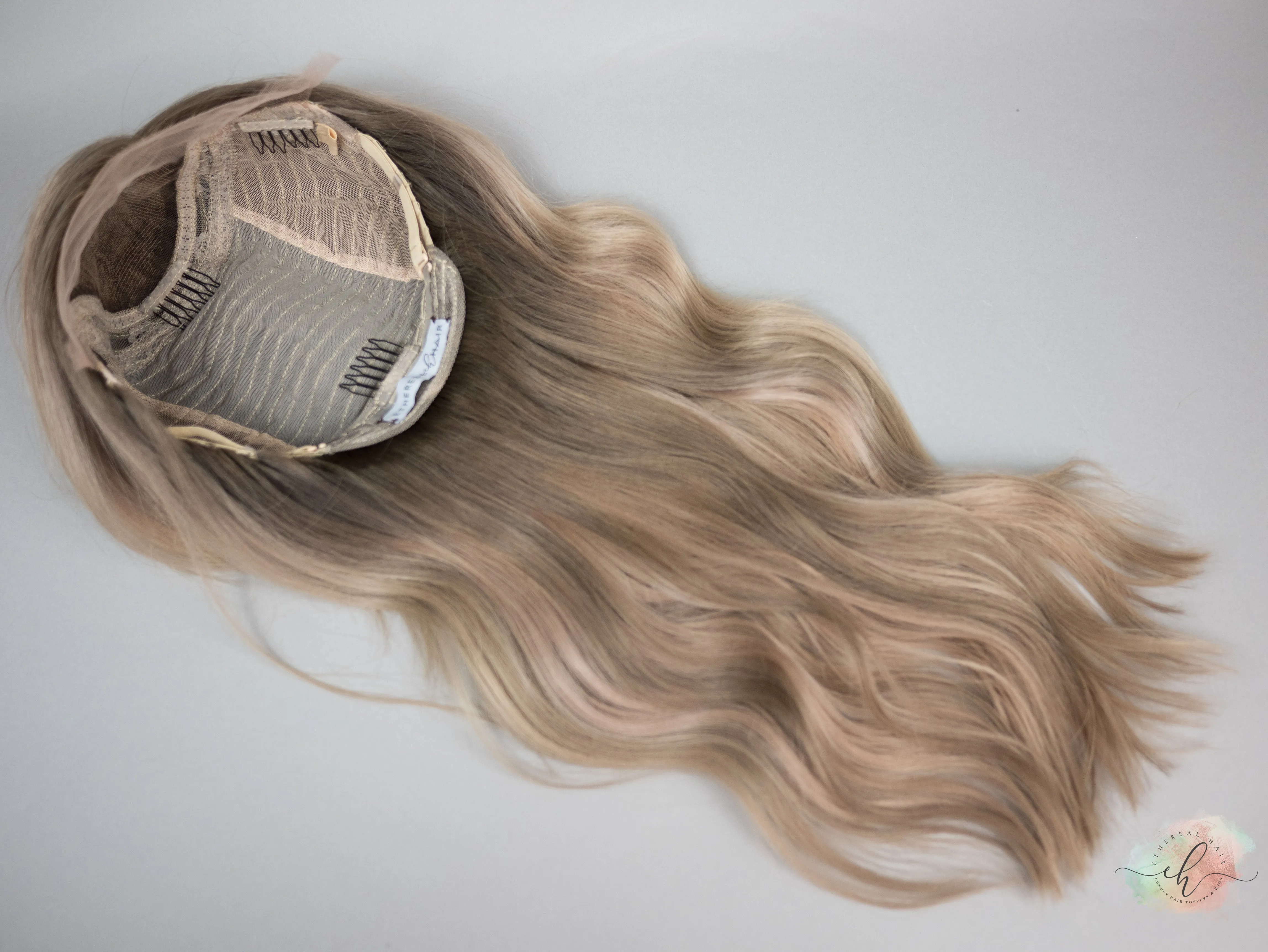 SUMMER SALE “SANDY BUM" Exquisite Wig: Lace Top, Sz. S, 24"