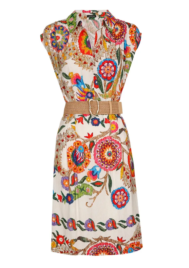 SUPPLE GRAPHIC PRINT SHORT DRESS
