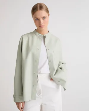 Supple lambskin shirt