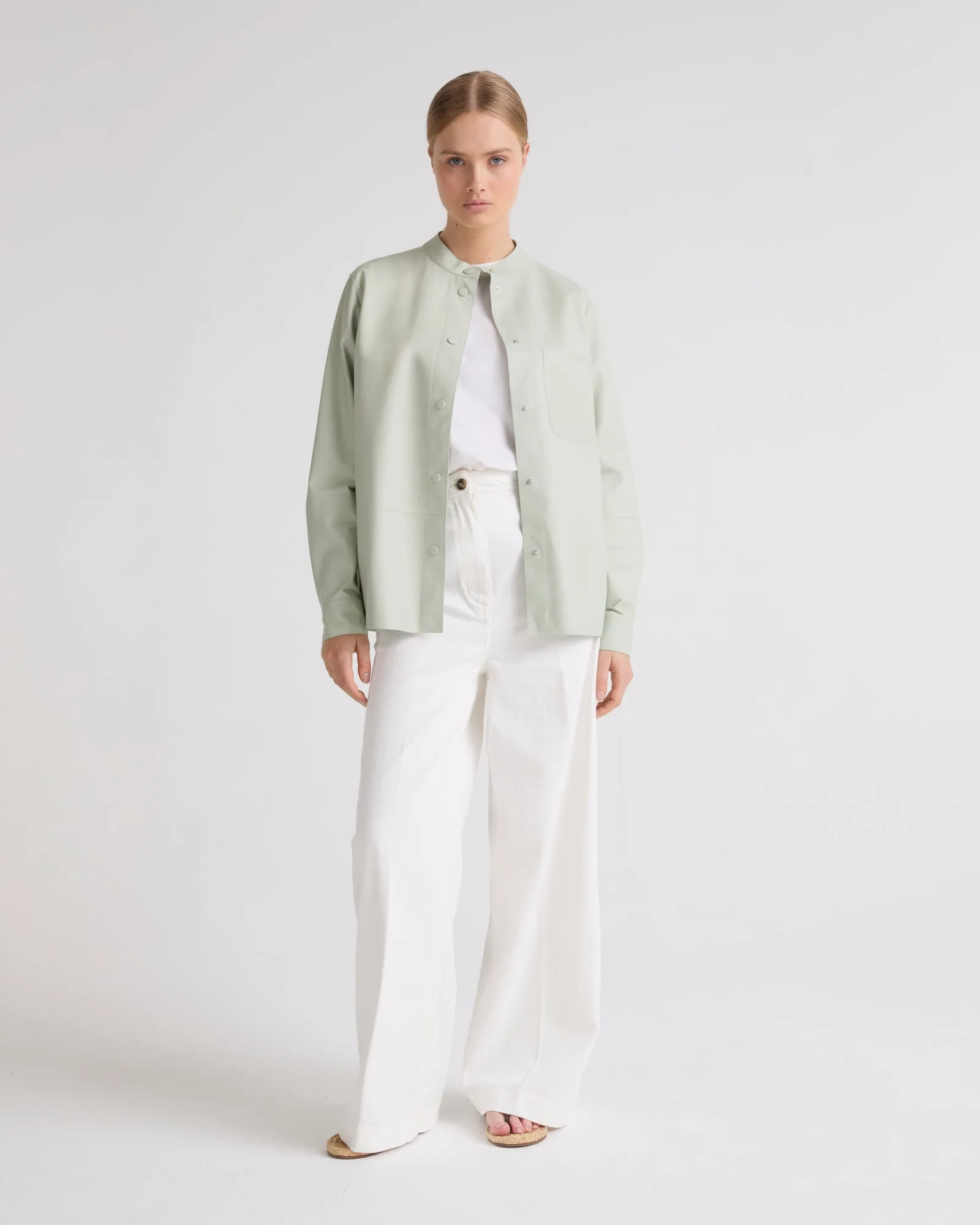 Supple lambskin shirt