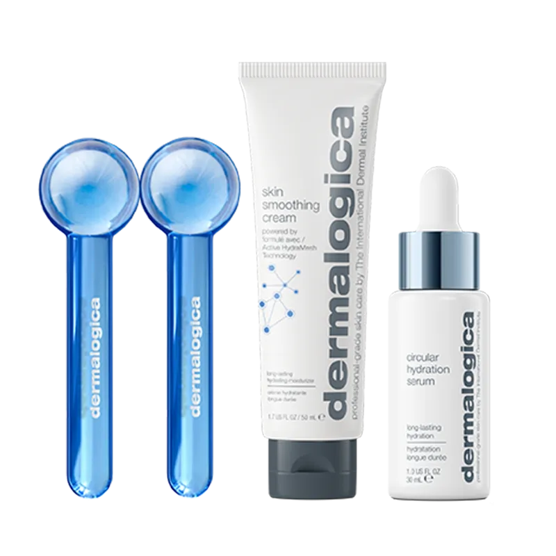 Supple skin kit | Coffret duo soins hydratants   globes massants
