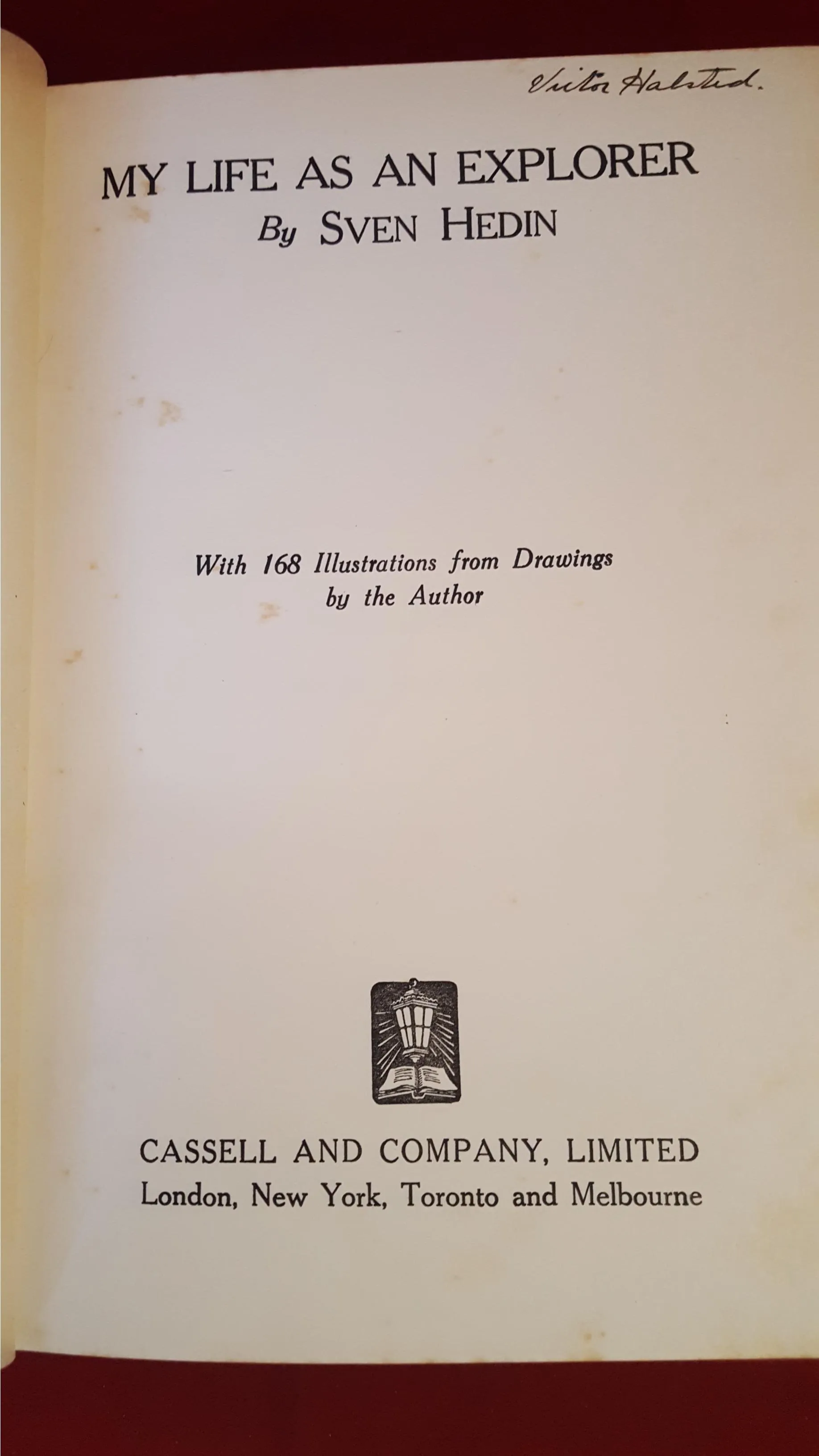Sven Hedin - My Life As An Explorer, Cassell And Company, 1926