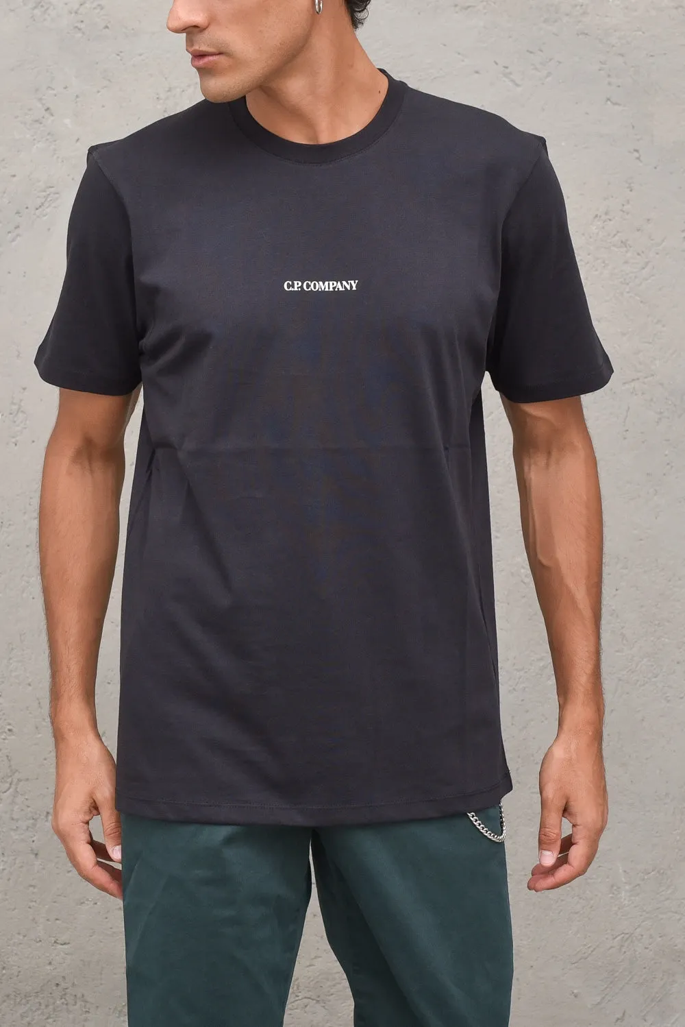 T-shirt Short Sleeve Compact Logo-Black