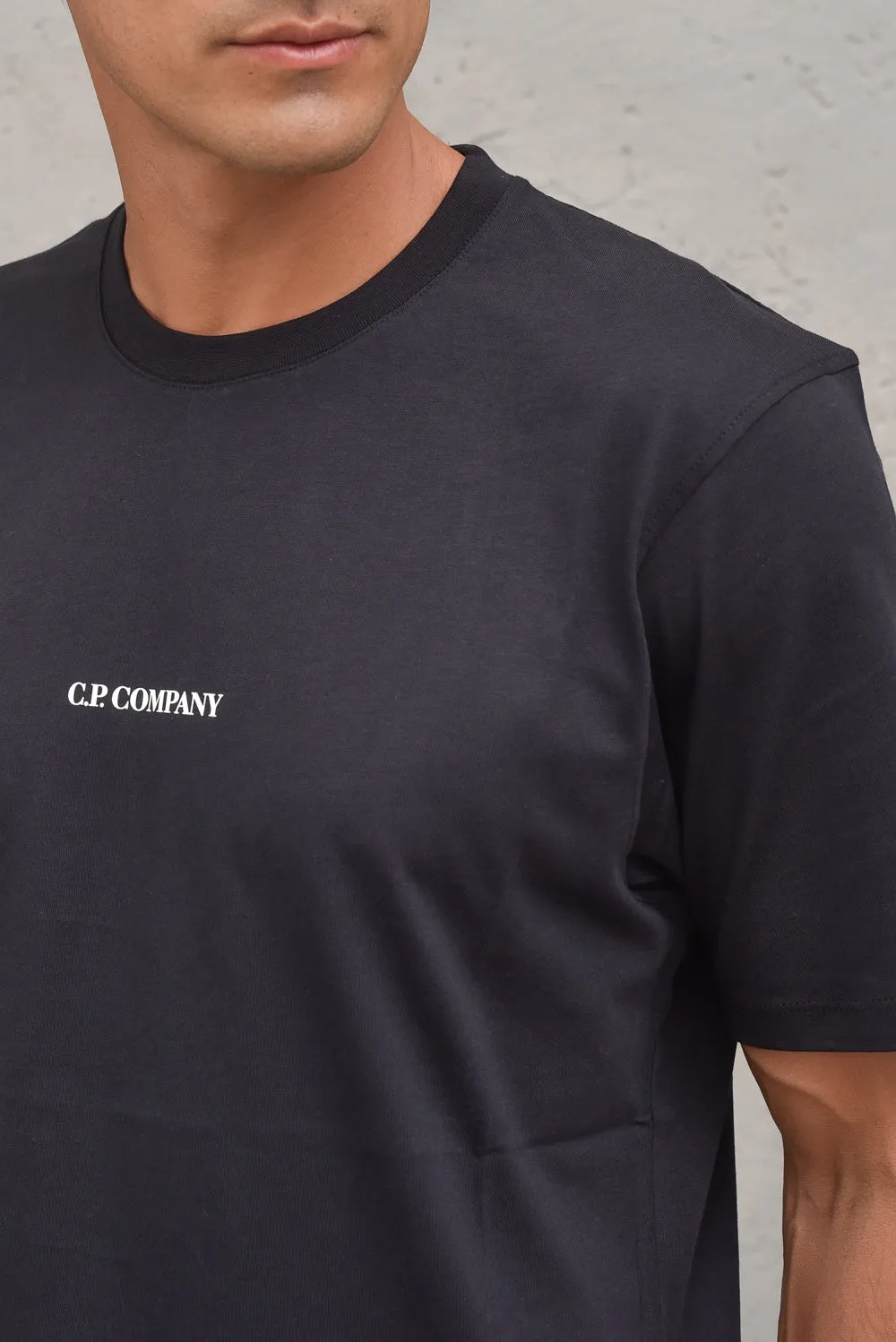 T-shirt Short Sleeve Compact Logo-Black