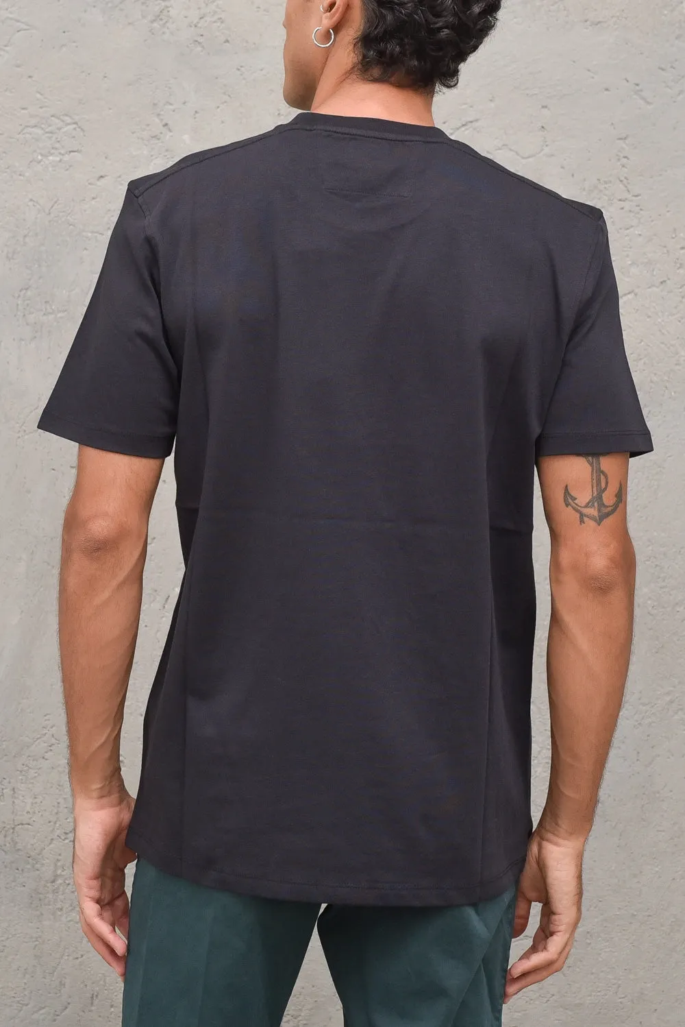 T-shirt Short Sleeve Compact Logo-Black