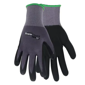 TA307 (Dozen) POWERTOUCH Sandy Nitrile Breathable 13 Gauge Knit Shell, Snug Fit Wrist, Sizes S-XXL