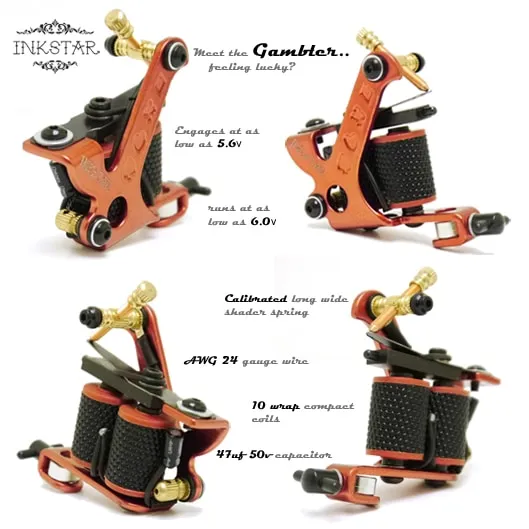TATTOO MACHINE – GAMBLER – SHADER