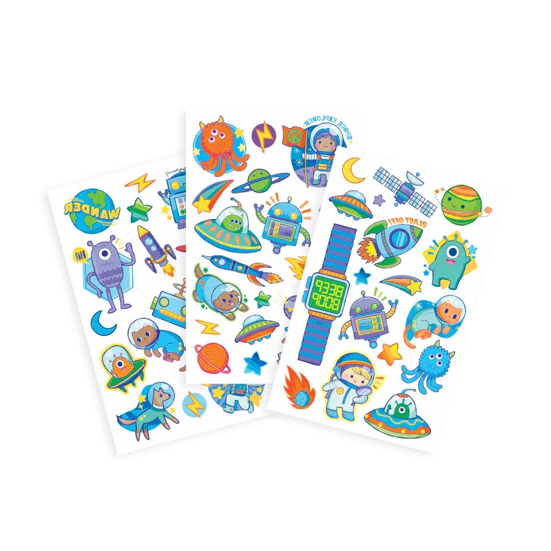 Tattoo Palooza Temporary Tattoos - Space Explorer