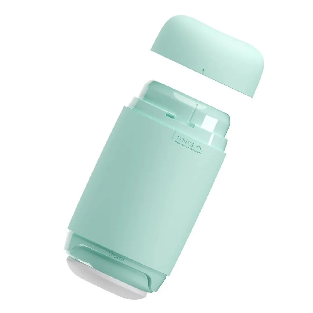 Tenga Puffy Discreet Ultra Soft Beaded Masturbator - Mint Green
