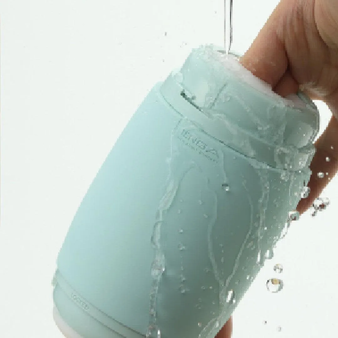 Tenga Puffy Discreet Ultra Soft Beaded Masturbator - Mint Green