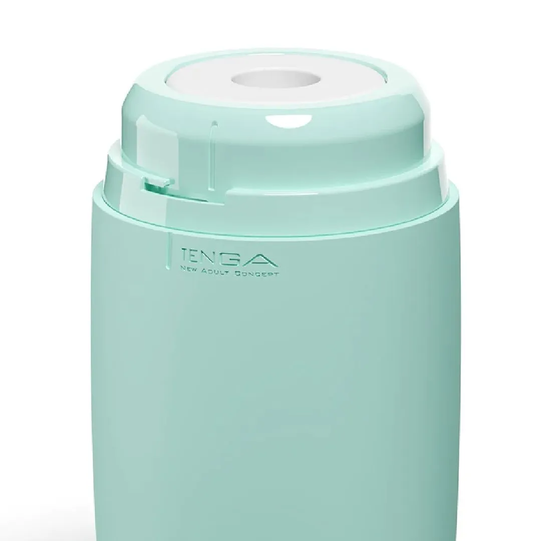 Tenga Puffy Discreet Ultra Soft Beaded Masturbator - Mint Green
