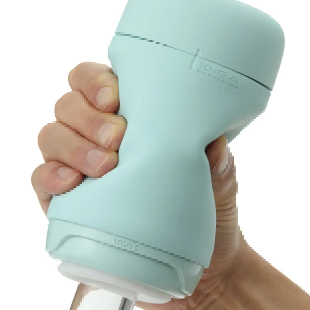 Tenga Puffy Discreet Ultra Soft Beaded Masturbator - Mint Green