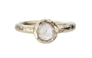 Textured Bezel Ring