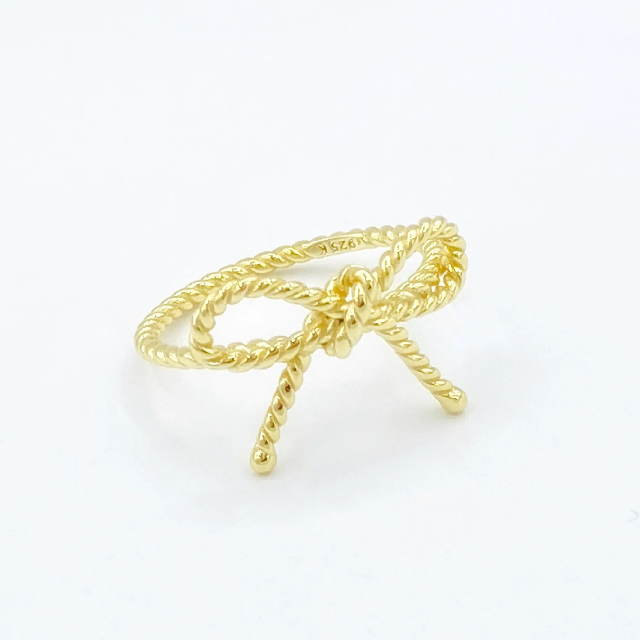 Textured Bow Ring