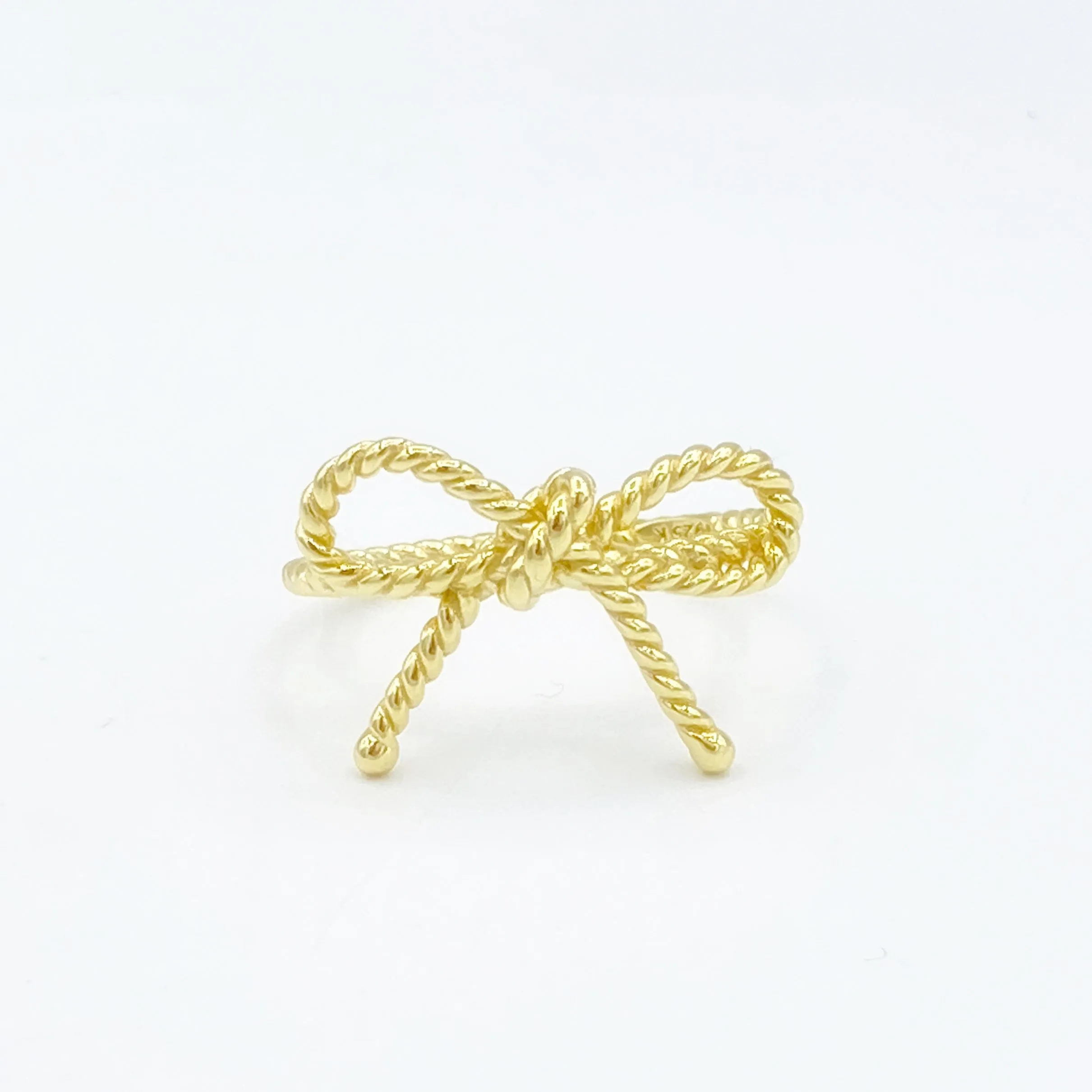 Textured Bow Ring