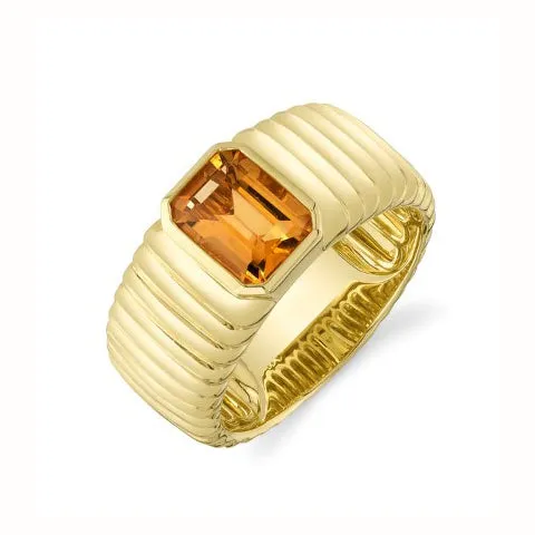 Textured Dome Ring