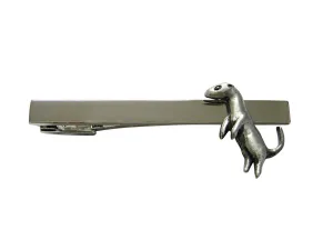 Textured Ferret Square Tie Clip