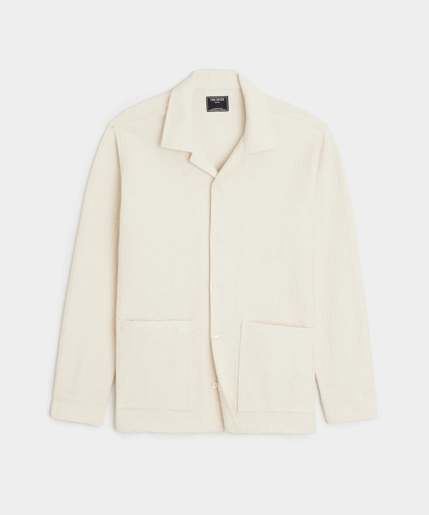 Textured Guayabera Shirt