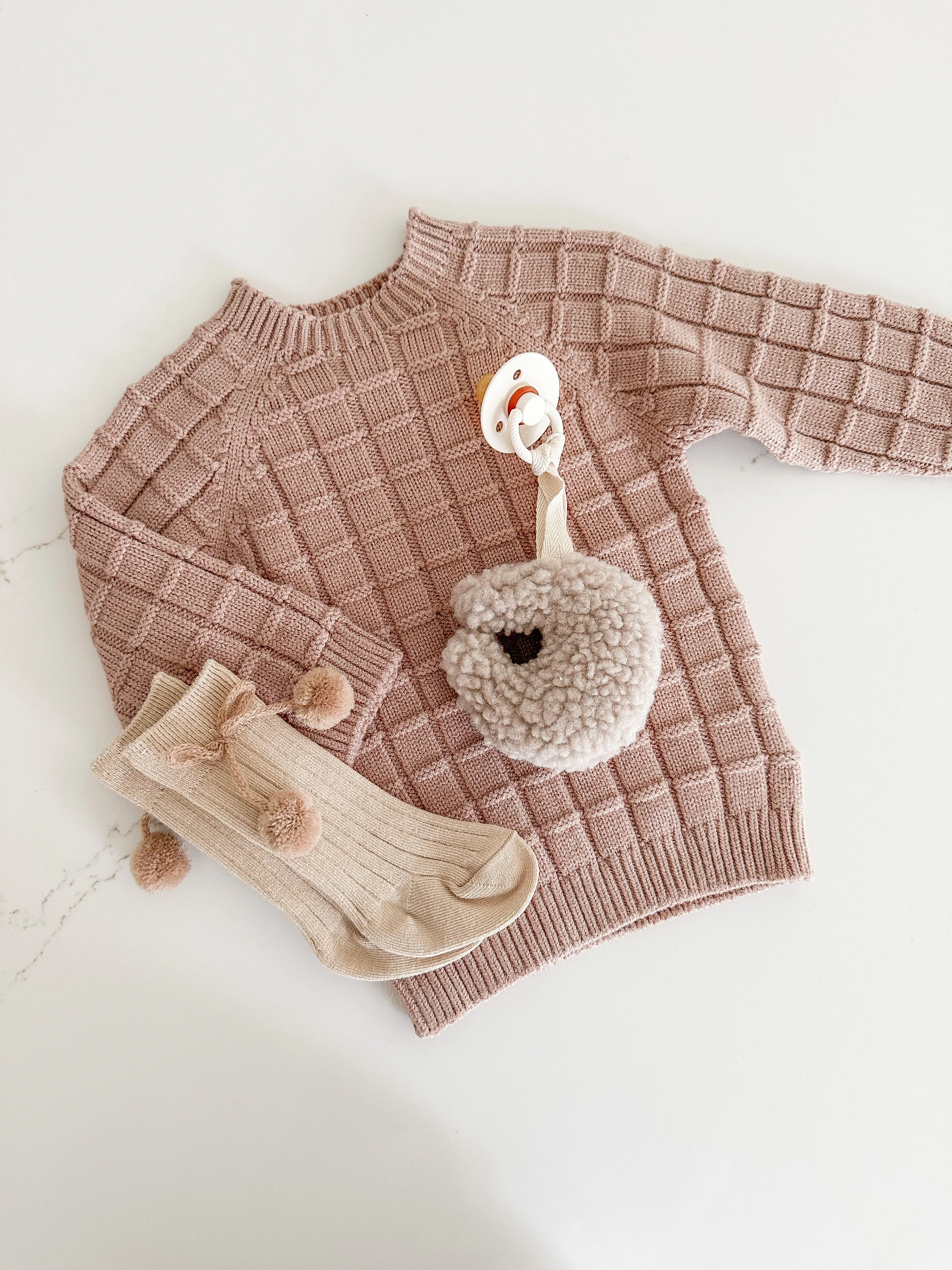 Textured Knit Sweater