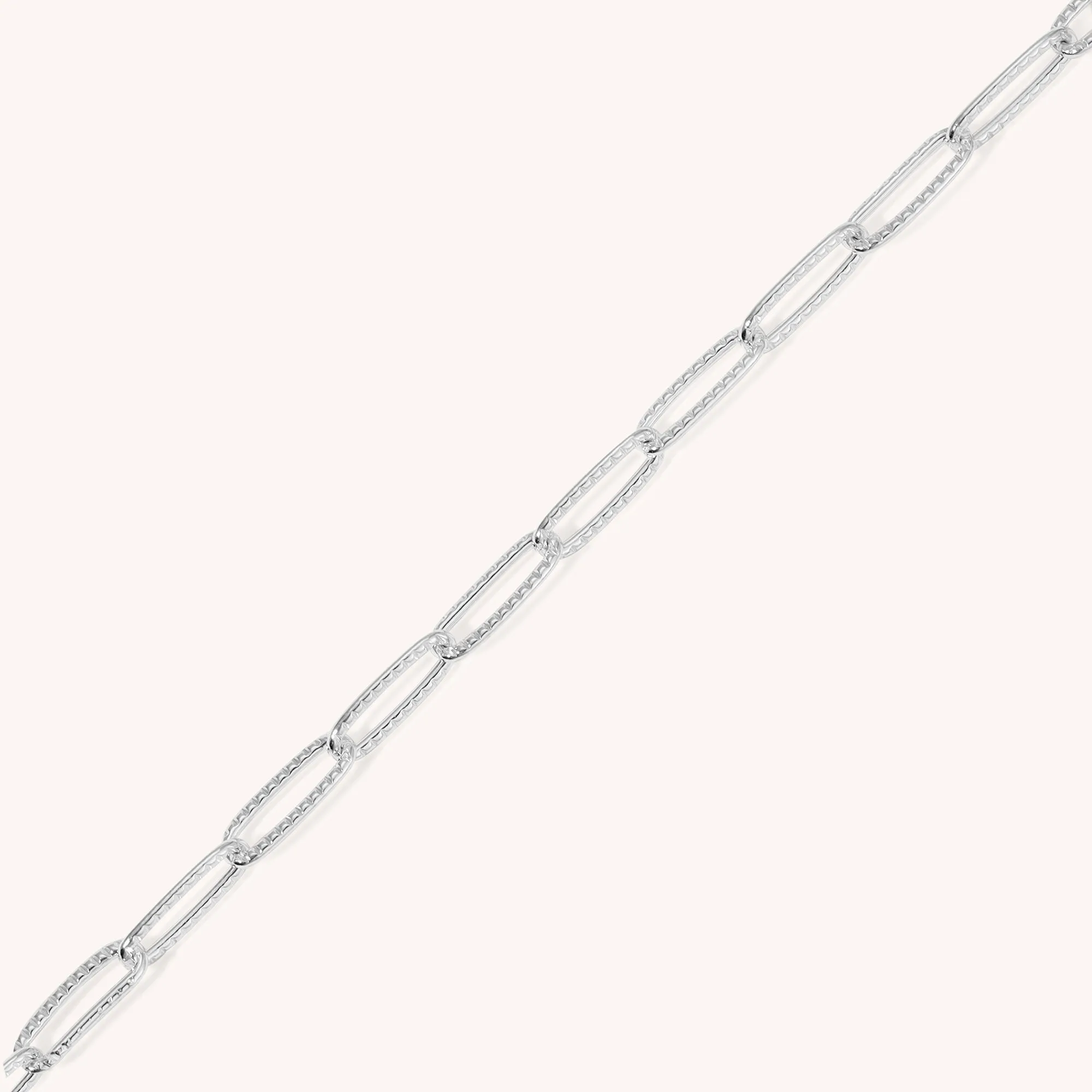Textured Paperclip Chain