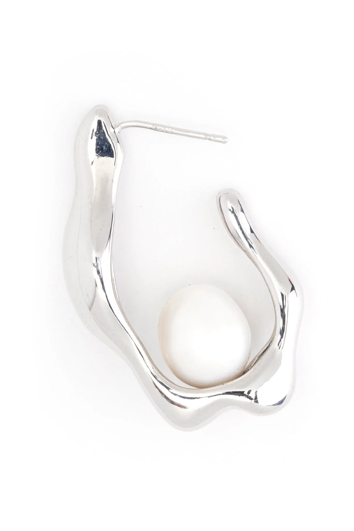 Textured Pearl Earrings