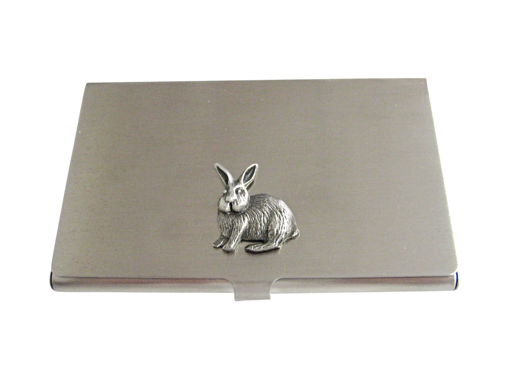 Textured Rabbit Hare Business Card Holder