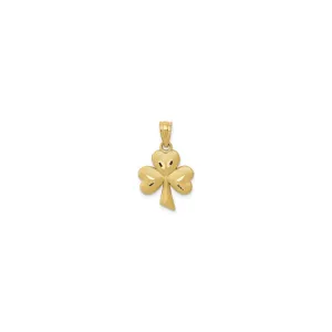 Textured Shamrock Pendant (14K)