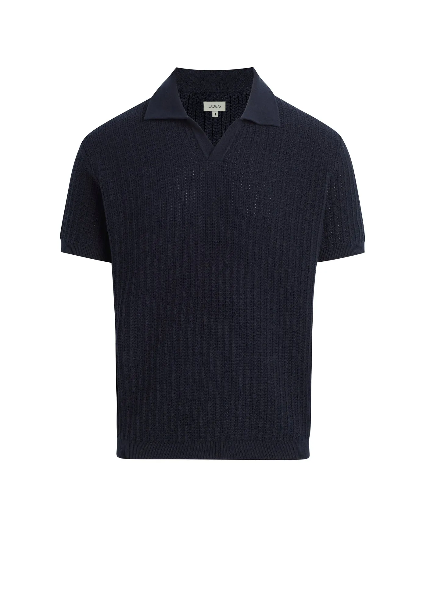TEXTURED SWEATER POLO
